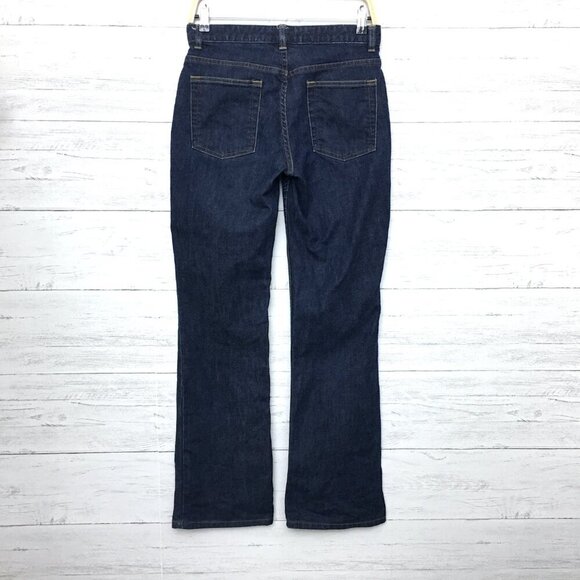 Banana Republic Jeans Stretch Denim Boot Cut Dark Wash size 6L length 33" - Picture 2 of 7